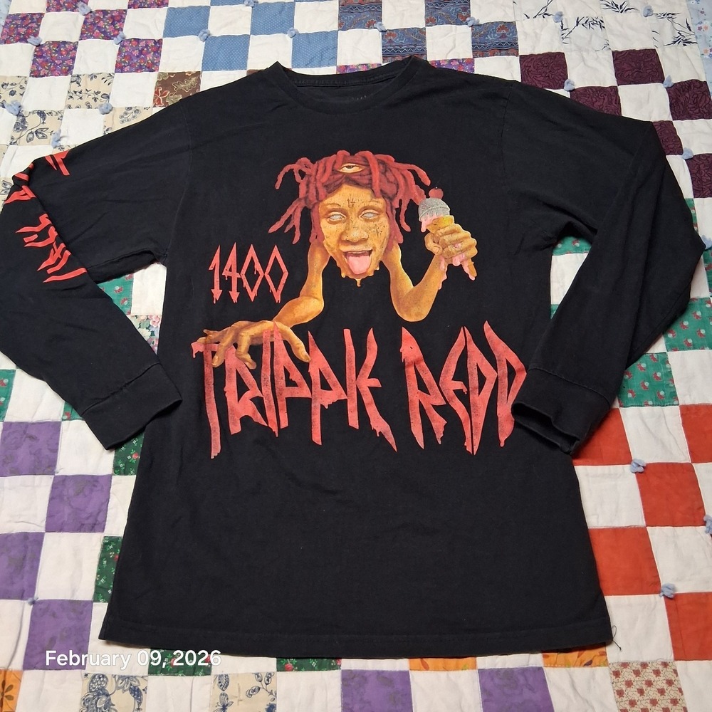 Trippie Redd 1400 Long Sleeve Black Small T Shirt Rap‎ Hip Hop